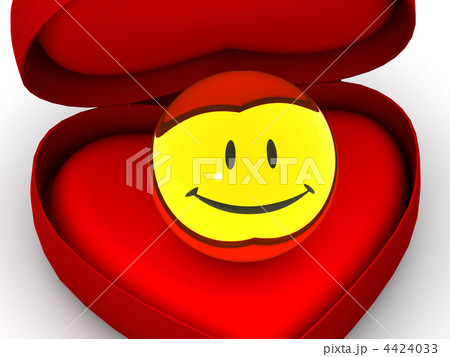 Box as heart with  a smile. 4424033