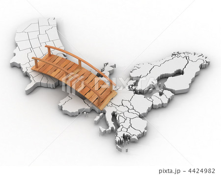Bridge between europe and usa Bridge between europe and usa 4424982