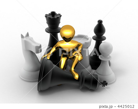 Men with chess 4425012