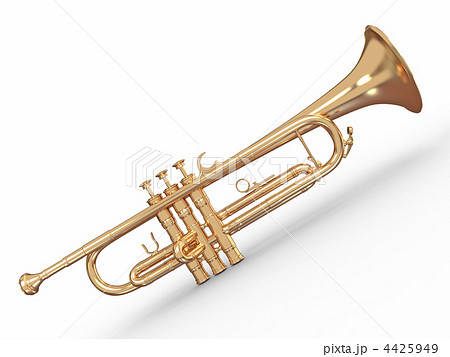 Golden trumpet. 3d 4425949