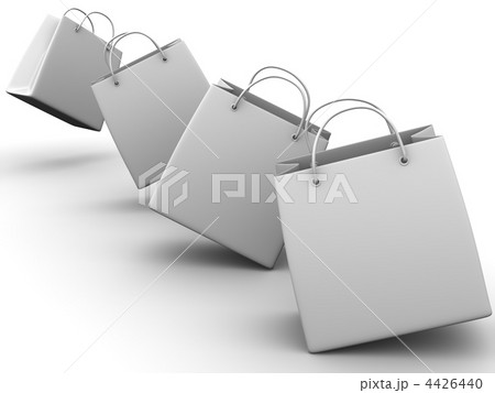 Shopping bags. 3d Shopping bags. 3d 4426440