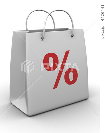 Shopping bag with percent Shopping bag with percent 4426441