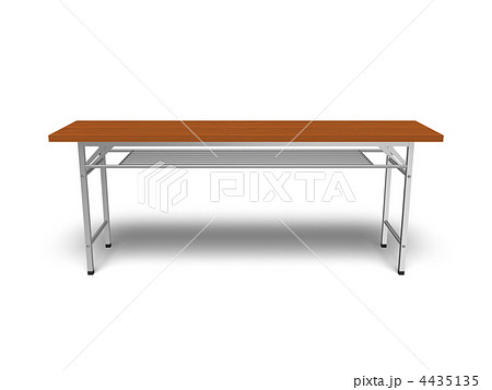 折りたたみテーブル 会議テーブル 折りたたみ机のイラスト素材