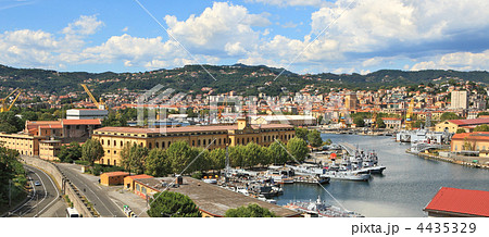 Panorama of La Spezia and naval base. 4435329