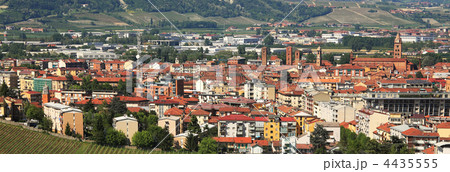 Aerial view on Alba. Piedmont, Italy. 4435555