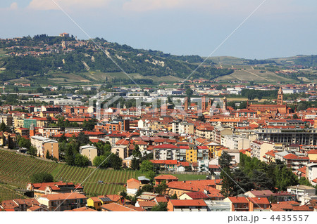 Aerial view on Alba. Piedmont, Italy. 4435557