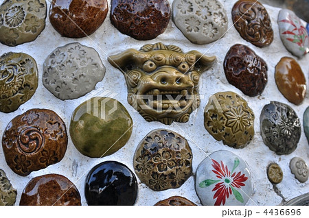 琉球焼(シーサーの装飾) 琉球焼(シーサーの装飾) 4436696