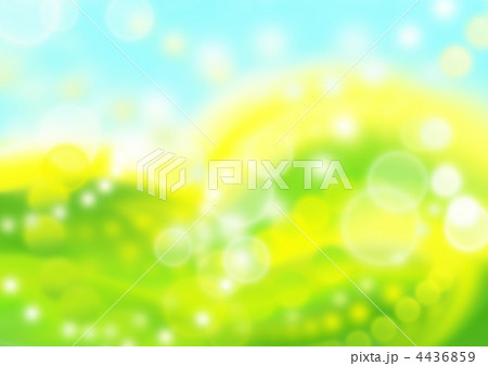 春　お花畑の丘 4436859