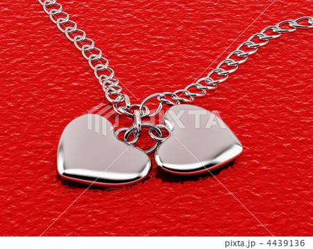 Chain with two hearts 4439136