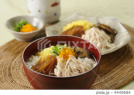 鶏ささ身雑炊 鶏ささ身雑炊 4440684