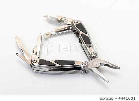 Steel pliers folding multi tool opened 4441001