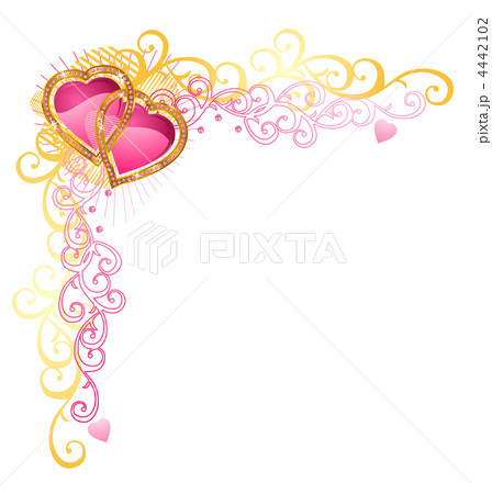 Heart of love / Vector Corner / Valentine's Day Heart of love / Vector Corner / Valentine's Day 4442102