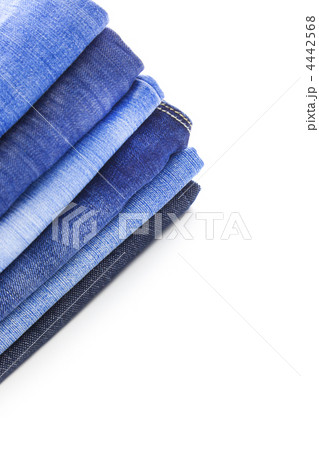 Blue Jeans isolated on white background 4442568