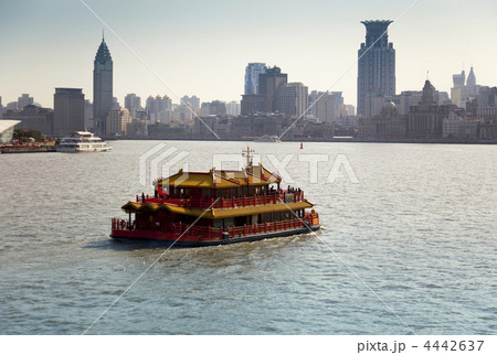 Touristic cruise in Shanghai, China Touristic cruise in Shanghai, China 4442637