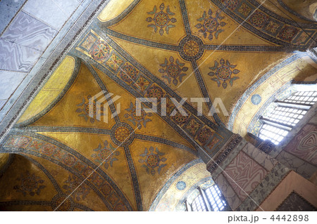 Hagia Sophia in Istanbul, Turkey / ancient mosaics / interior Hagia Sophia in Istanbul, Turkey / ancient mosaics / interior 4442898
