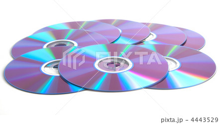 Many DVDs over white background Many DVDs over white background 4443529