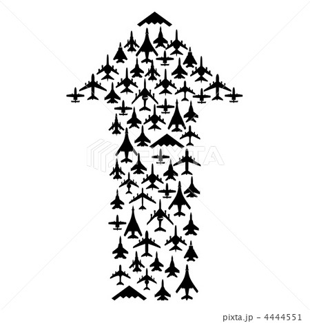 Arrow of aircraft Arrow of aircraft 4444551