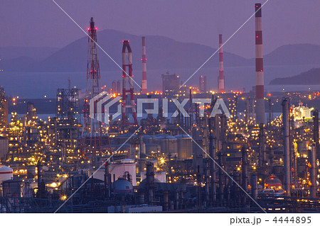 水島工業地帯の夜景 4444895