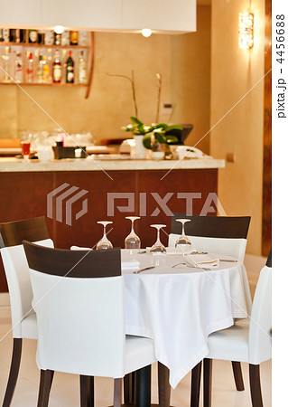 Tables set for meal Tables set for meal 4456688