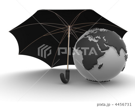 Earth with umbrella Earth with umbrella 4456731