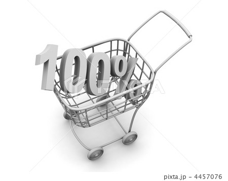 Consumer basket with 100 percent Consumer basket with 100 percent 4457076