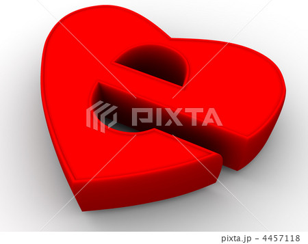 Symbol of internet as heart 4457118