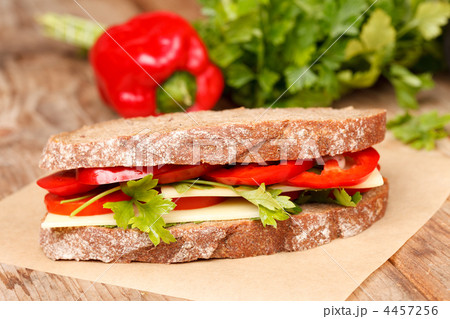 sandwich with cheese and vegetables 4457256