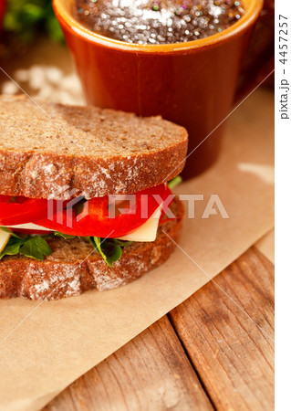 sandwich with cheese and vegetables 4457257