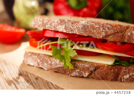 sandwich with cheese and vegetables 4457258