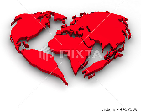 Earth in the form of heart Earth in the form of heart 4457588