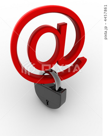 Symbol for internet with lock 4457861
