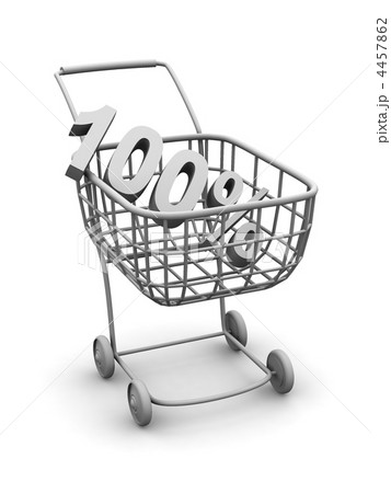 Consumer basket with 100 percent Consumer basket with 100 percent 4457862