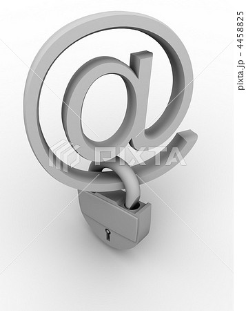 Symbol for internet with lock 4458825