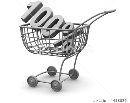 Consumer basket with 100 percent Consumer basket with 100 percent 4458826