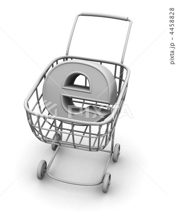 Consumer basket with sign for internet Consumer basket with sign for internet 4458828