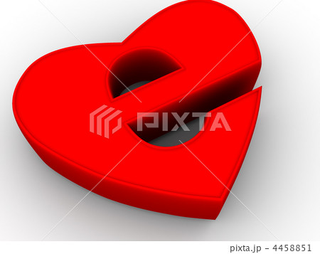 Symbol of internet as heart 4458851