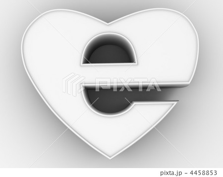 Symbol of internet as heart 4458853