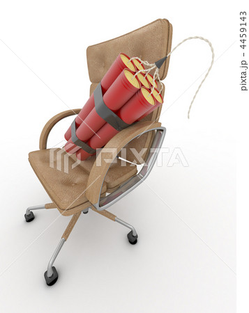 Dismissal of manager. Dynamit on office armchair 4459143