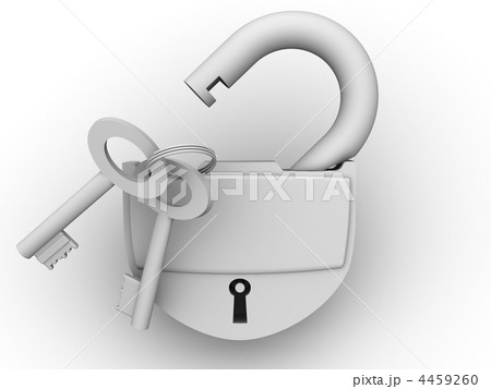 Padlock with keys Padlock with keys 4459260