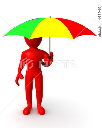 man with umbrella. man with umbrella. 4459494