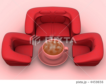 Armchair with cup of coffee 4459656