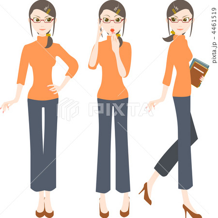 メガネ女性 4461519