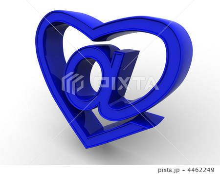 Symbol of internet as heart 4462249