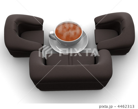 Armchair with cup of coffee 4462313