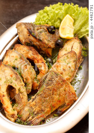 fried fillet carp 4462791