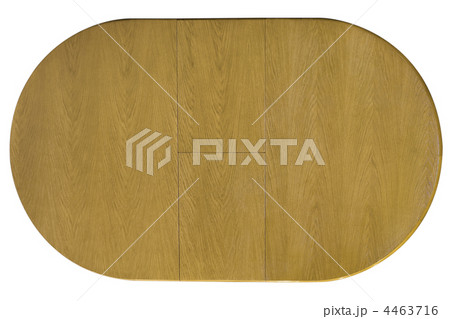 Top view of wooden table isolated 4463716