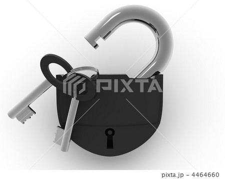 Padlock with keys 4464660