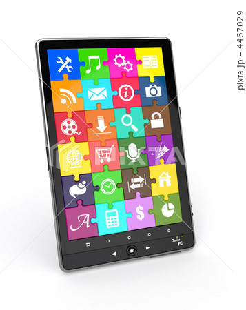 Tablet pc and puzzle 4467029