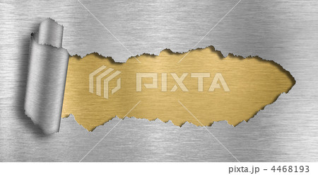 metal background ripped hole 4468193