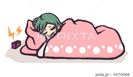 睡眠と布団のイラスト素材 4470066 Pixta